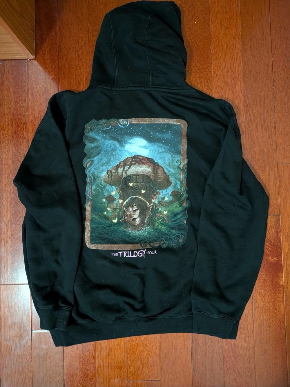 Melanie Martinez Trilogy Tour Black Graphic Hoodie XXL Cry Baby